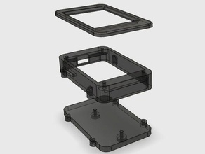nextion 24inch enclosure electronics 3d print model - Mito3D