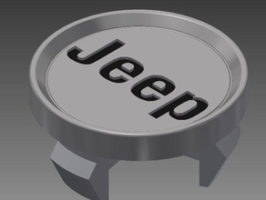 jeep liberty centro de roda cap a indústria automotiva tampão do cubo da 3d print model - Mito3D