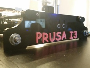 prusa i3 logotipo do texto 3d a impressora os acessórios Logo em 3d print model - Mito3D