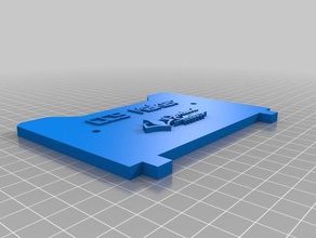 ccs replicator 2x plaque arrière 3d de l'imprimante accessoires personnalisé 3d print model - Mito3D