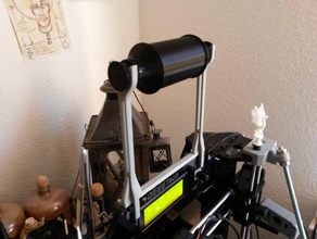geeetech i3 x- filament spool holder 3d printer accessories 3d print model - Mito3D