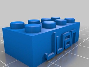 lego juan de la construcción los juguetes personalizado 3d print model - Mito3D