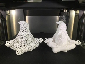 voronoi-zen gnome durchsucht Replikate voronator 3d print model - Mito3D