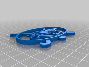 nashville predators 3d printing hockey keychain 3d print model - Mito3D