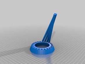 1447 özelleştirilmiş süslü kalem sahibi benim sanat araçlar 3d print model - Mito3D