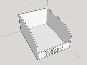 modular container misc tray electronics 3d print model - Mito3D