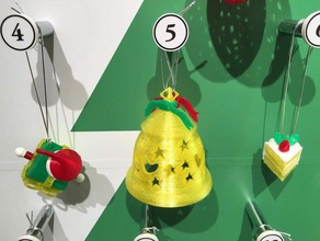 güzel-bell loft3dxmas diy Noel xmas ağacı ağaçları süsleri 3d print model - Mito3D