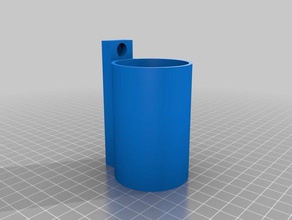 kossel sallys beauty abs slurry bottle holder 3d printer accessories 3d print model - Mito3D