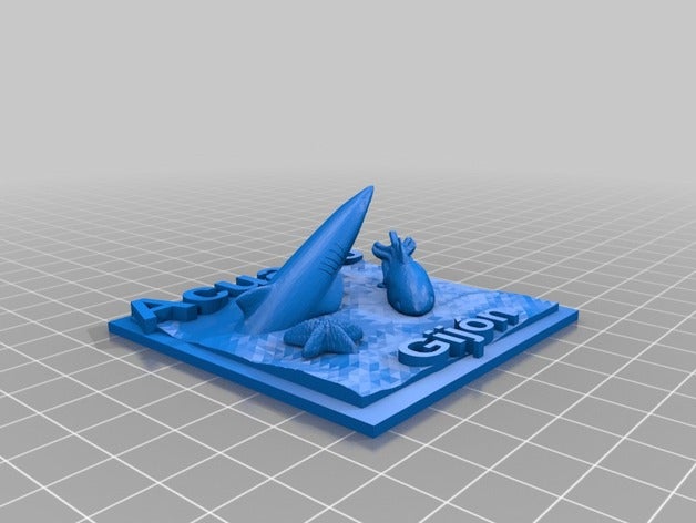 acuario gijon 3d printing 3D print model - Mito3D