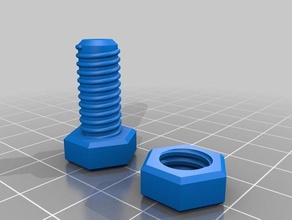 bolt nut hand tools 3d print model - Mito3D