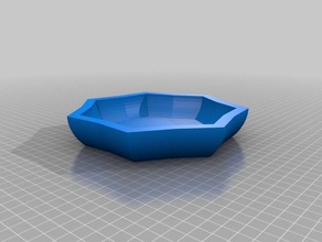 meine angepasste Sternenhimmel kurvige bowl cup vase Container 3d print model - Mito3D