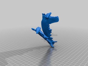 coyote scull biology 3d print model - Mito3D