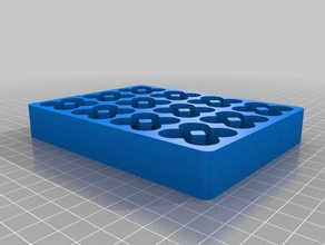 48 piles alcalines de l'organisation personnalisé 3d print model - Mito3D