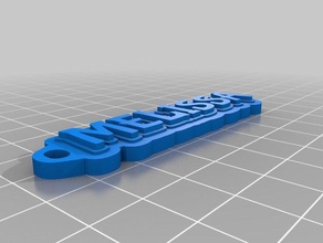 melissa Anahtarlık özelleştirilmiş 3d print model - Mito3D
