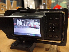 blackmagic pocket cinema camera schermata cappuccio design bmpcc parasole 3d print model - Mito3D