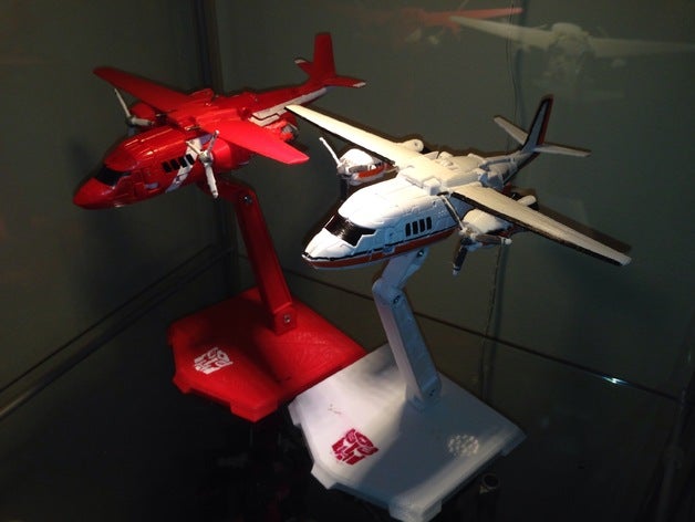 héroïque robot de vol stand jouet jeu accessoires autobot les transformateurs 3D print model - Mito3D