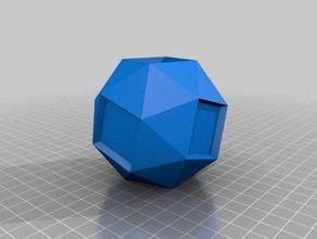 68mm sphericam 2 snub cube shape camera 3d print model - Mito3D