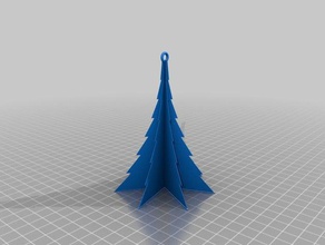 my customized christmas tree branches- customizer version decor 3d print model - Mito3D