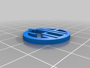 mi monograma personalizado colgante de varios bucles joyería 3d print model - Mito3D