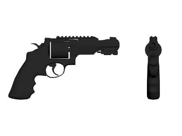 csgo r8 pistola de novo jogos um tiro matar 3D print model - Mito3D