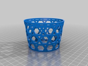 bandedhex sleeve kitchen dining customized 3d print model - Mito3D
