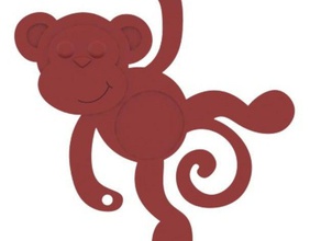 red monkey los juguetes juegos año nuevo 3d print model - Mito3D
