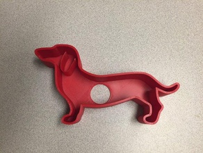 dachshund cookie cutter kitchen dining christmas cookiecutter dog 3d print model - Mito3D