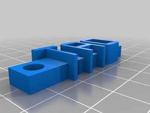 tao raised letters keychains customized 3d print model - Mito3D