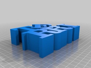 terri name Skulpturen angepasst 3d print model - Mito3D
