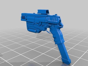 fallout 4 10mm pistol video games 3d print model - Mito3D