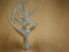 albero di vita sculture chrstmas naturale natura organico ornamento scultura spirale 3d print model - Mito3D
