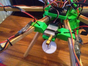 semplice octocopter fpv trasmettitore rc veicoli 3d print model - Mito3D