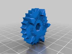 nivelación de tornillo m3 3d la impresora partes 3d print model - Mito3D