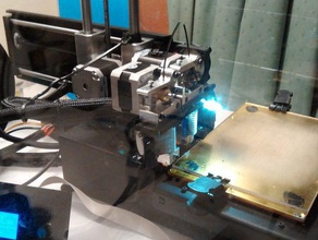 dual extruder simple metal printrbot 3d printing e3d v6 3d print model - Mito3D