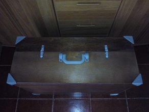 esquineras asa para baul corner handle baggage household 3d print model - Mito3D