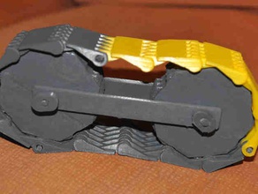 caterpillar hepsi parça mekanik oyuncaklar 3d print model - Mito3D