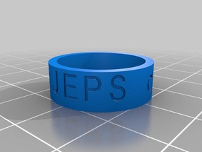 bpjepsring rings customized 3d print model - Mito3D