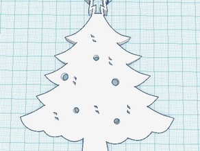 christmas tree ornament decor holidays 3d print model - Mito3D