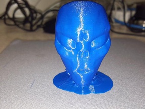 alien skull sculptures 3d print model - Mito3D