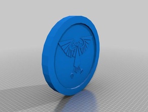 eretici moneta le monete badge 3d print model - Mito3D