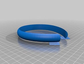 my customized hair band fashion 3d print model - Mito3D
