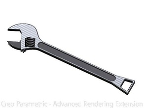 print place crescent wrench bottle opener hand tools 3d printing adjustable end creo engineering engineeringproject handle household mechanics misc unique useful 3d print model - Mito3D