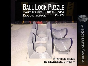 ball-lock-puzzle Rätsel 3d print model - Mito3D