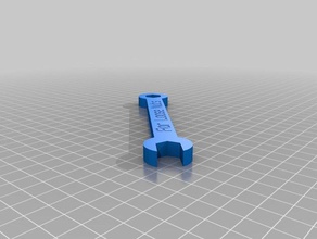 llave de loos frutos secos herramientas personalizado 3d print model - Mito3D