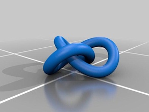 trefoil knot other 3d print model - Mito3D
