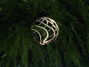 christmas trees ornament decor ball 3d print model - Mito3D
