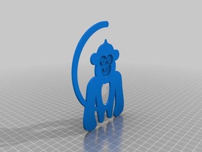 signos do zodíaco 2016 macaco a arte feliz ano novo 3d print model - Mito3D