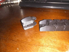 ranura para cable de extremo la cadena 3d impresora partes 3d print model - Mito3D