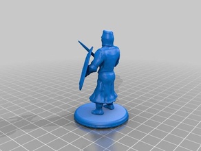 templar knight sculptures 3d print model - Mito3D