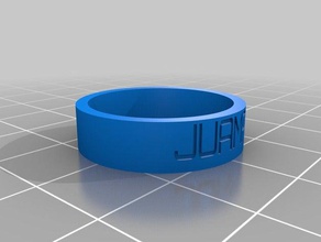 juampe los anillos personalizado 3d print model - Mito3D